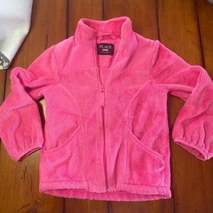 Girls pink fleece jacket